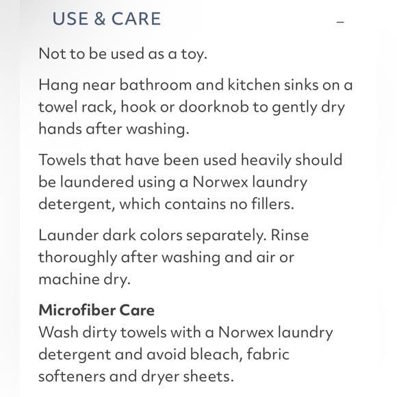 Norwex Kids Pet to Dry Chenille Hand Towel - Shark - Picture 4 of 5